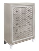 Glam style champagne finish chest by Global additional picture 3
