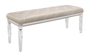 Glam style champagne finish contemporary king bed by Global additional picture 10