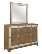 Gold glam style / mirrored accents dresser by Global additional picture 2