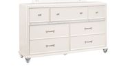 Pearl white dresser by Global additional picture 3