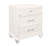 Pearl white nightstand by Global additional picture 2