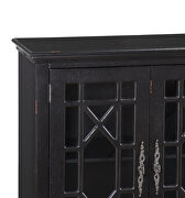 Antique black accent cabinet additional photo 2 of 4