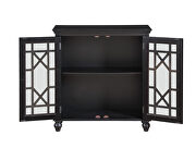 Antique black accent cabinet additional photo 4 of 4