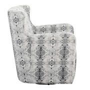 Multi-color chenille fabric upholstery swivel chair by Homelegance additional picture 4