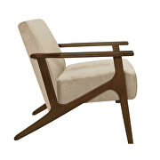 Light brown velvet accent chair by Homelegance additional picture 3
