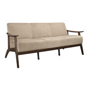 Light brown velvet sofa by Homelegance additional picture 4