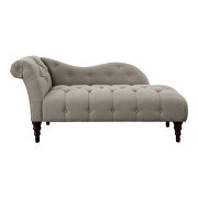 Gray textured fabric upholstery chaise by Homelegance additional picture 2