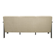 Light brown textured fabric upholstery sofa by Homelegance additional picture 6