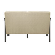 Light brown textured fabric upholstery sofa by Homelegance additional picture 8