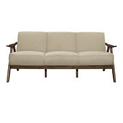 Light brown textured fabric upholstery sofa by Homelegance additional picture 6