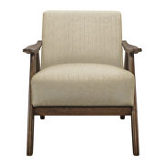 Light brown textured fabric upholstery chair by Homelegance additional picture 4