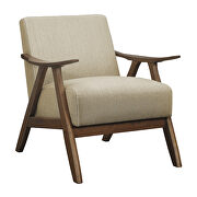 Light brown textured fabric upholstery chair by Homelegance additional picture 5