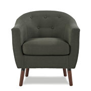 Gray textured fabric upholstery accent chair by Homelegance additional picture 2