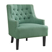 Teal textured fabric upholstery accent chair by Homelegance additional picture 6