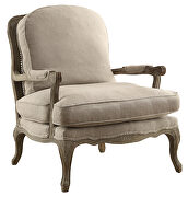 Natural textured fabric upholstery accent chair by Homelegance additional picture 10