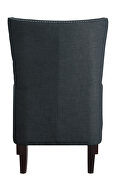 Charcoal textured fabric upholstery accent chair by Homelegance additional picture 2
