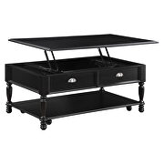Black finish lift top cocktail table by Homelegance additional picture 8
