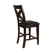 Warm merlot finish counter height chair by Homelegance additional picture 3