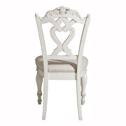 Antique white with gray rub-through finish writing desk chair by Homelegance additional picture 2