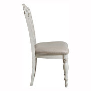 Antique white with gray rub-through finish writing desk chair by Homelegance additional picture 3