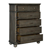 Wire-brushed rustic brown finish chest by Homelegance additional picture 2