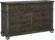 Wire-brushed rustic brown finish dresser by Homelegance additional picture 2