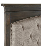 Wire-brushed rustic brown finish king bed by Homelegance additional picture 2