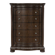 Dark cherry finish queen bed by Homelegance additional picture 8