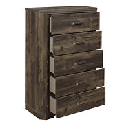 Rustic brown finish chest additional photo 3 of 2