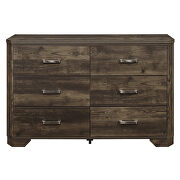 Rustic brown finish dresser by Homelegance additional picture 3