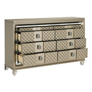 Champagne metallic finish dresser by Homelegance additional picture 4