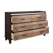 Brown and espresso finish dresser by Homelegance additional picture 3
