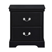 Black finish nightstand by Homelegance additional picture 3