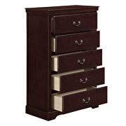 Cherry finish chest by Homelegance additional picture 2