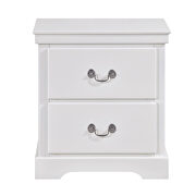 White finish nightstand by Homelegance additional picture 2