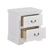 White finish nightstand by Homelegance additional picture 3