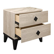 2-tone finish nightstand by Homelegance additional picture 2
