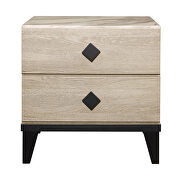 2-tone finish nightstand by Homelegance additional picture 3