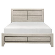 Light brown finish queen bed by Homelegance additional picture 4