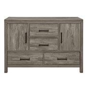 Weathered gray finish server by Homelegance additional picture 3