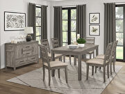 Weathered gray finish server by Homelegance additional picture 4