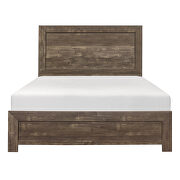 Rustic brown finish queen bed by Homelegance additional picture 4