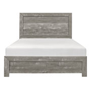 Modern lines and rustic styling gray finish queen bed by Homelegance additional picture 2