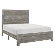 Modern lines and rustic styling gray finish queen bed by Homelegance additional picture 3