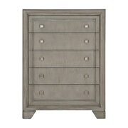 Driftwood gray finish traditional design chest additional photo 2 of 2