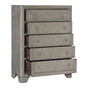 Driftwood gray finish traditional design chest additional photo 3 of 2