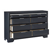 Midnight blue finish dresser by Homelegance additional picture 3