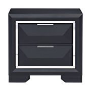 Midnight blue finish nightstand by Homelegance additional picture 4
