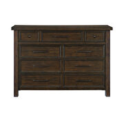 Brown finish dresser by Homelegance additional picture 3