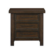 Brown finish nightstand by Homelegance additional picture 5